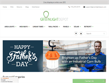 Tablet Screenshot of greenlightdepot.com